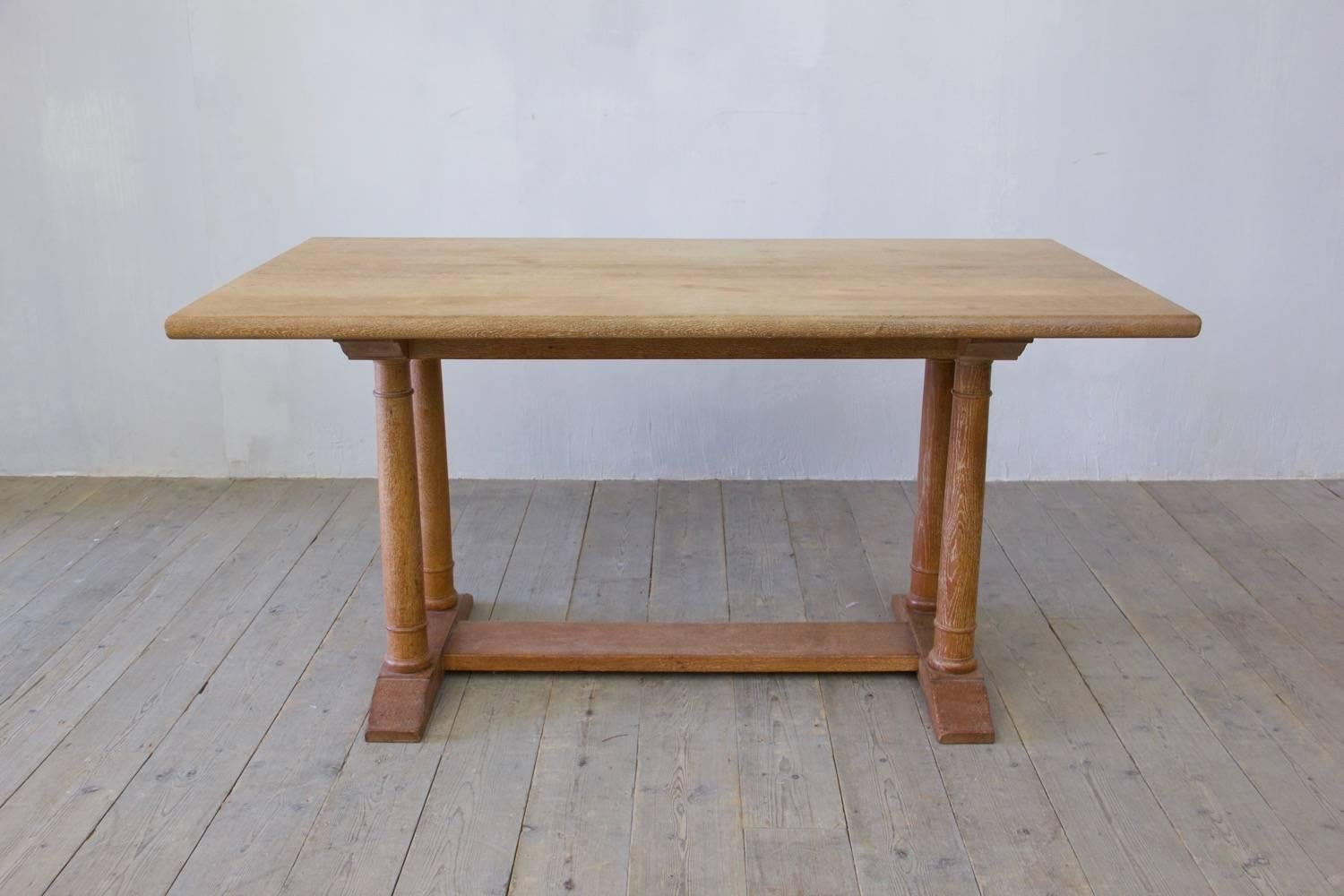 Heal & Sons Oak Dining Table, circa 1922 1