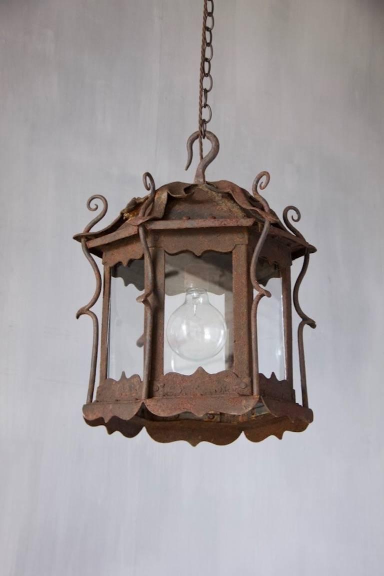 Original Art Nouveau Lantern In Good Condition In Stamford, GB