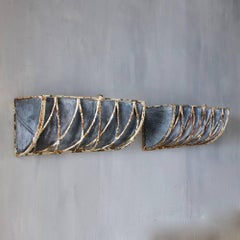 Pair of 19th Century Wrought Iron Planters