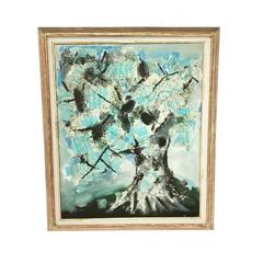 Mid-Century Signed Painting by Pierre Bosco