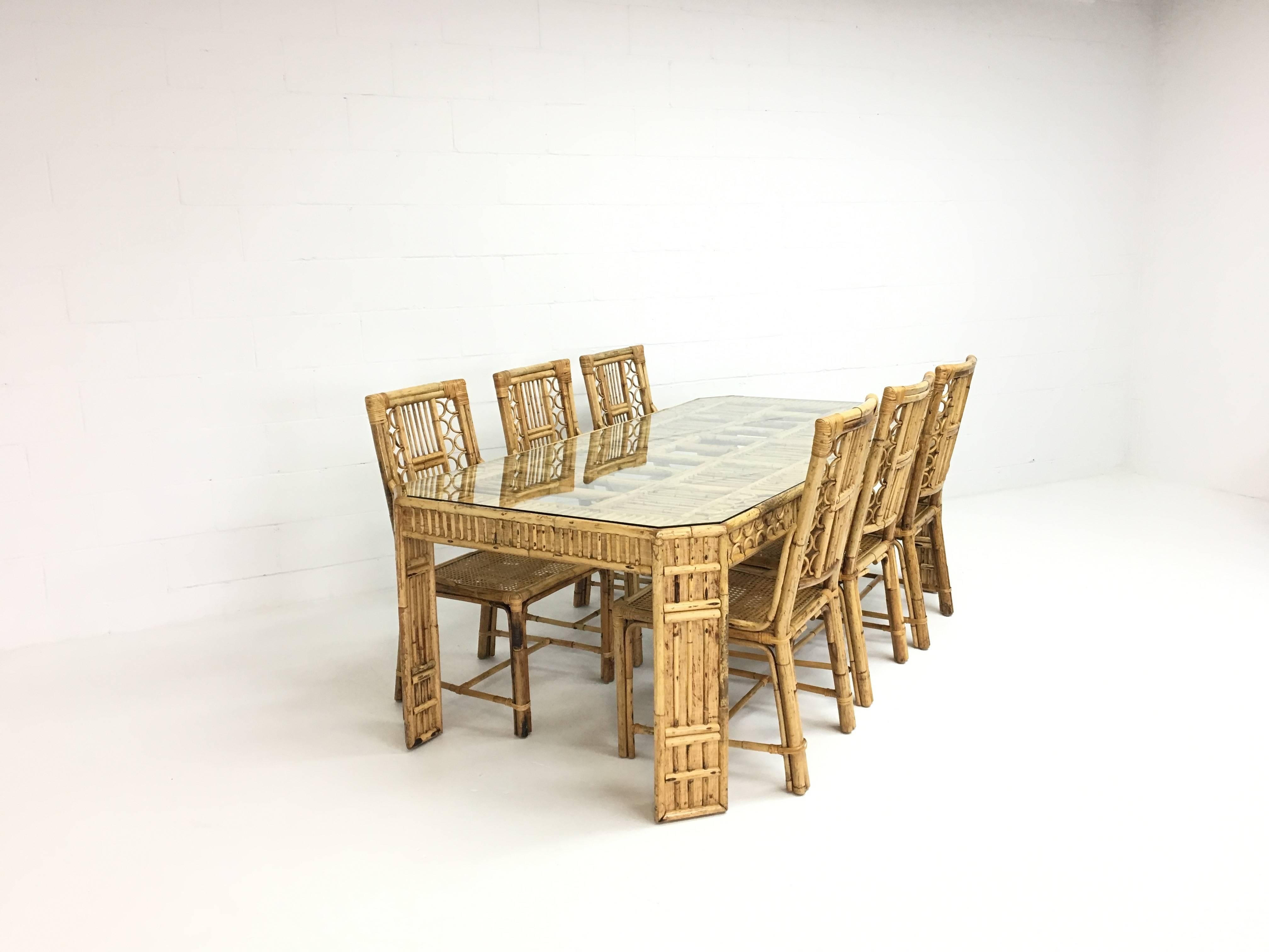 bamboo dining table