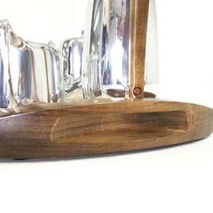 Mid-Century Modern Picquot Ware Six Cup Tea or Coffee Set