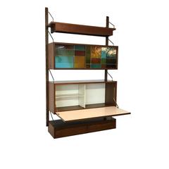 Rare Mid-Century Modern Poul Cadovius for Royal System Single Bay Unit