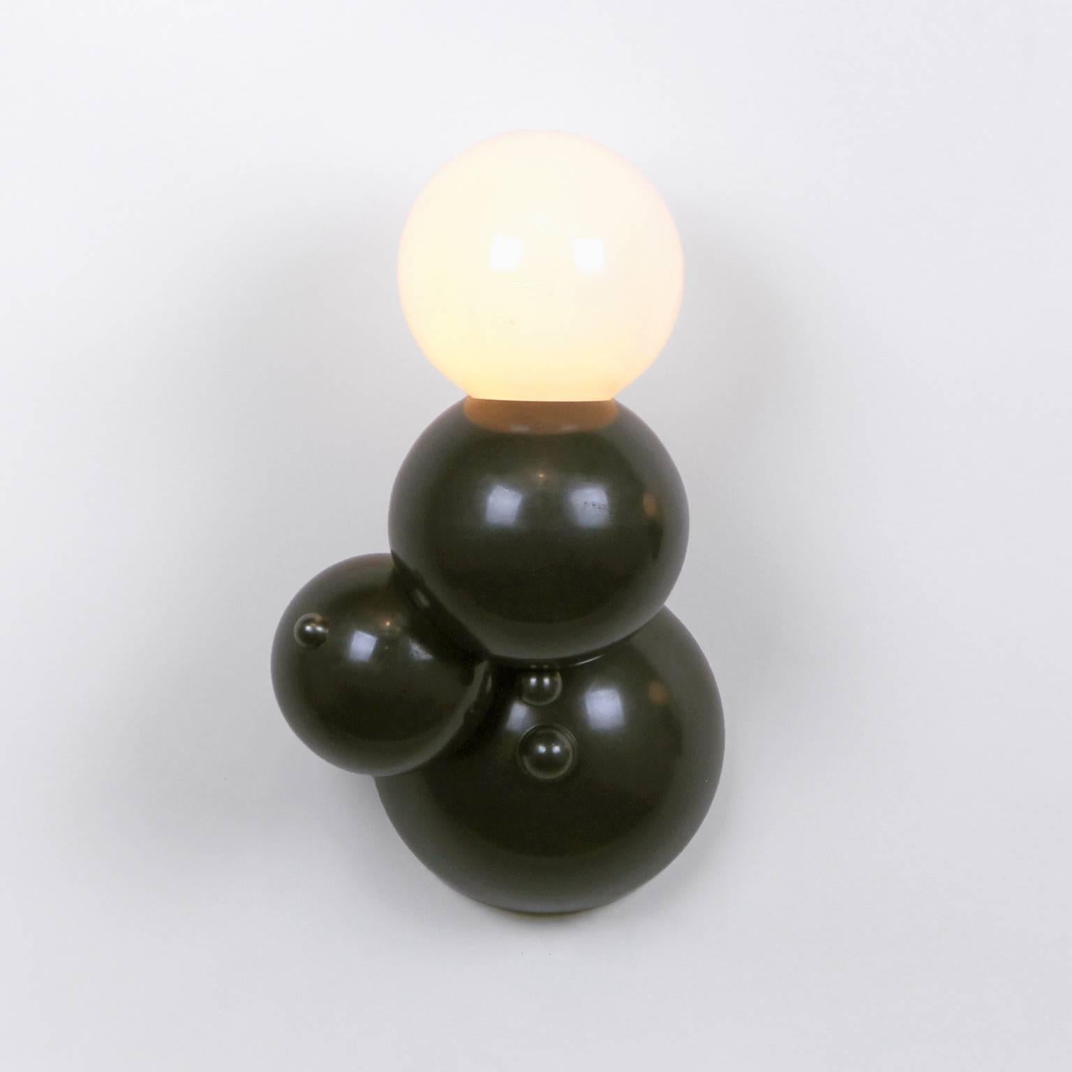 Patinated Bubbly 01-Light Wall, Modern Molecule Sculptural Sconce, Oil-Rubbed Bronze