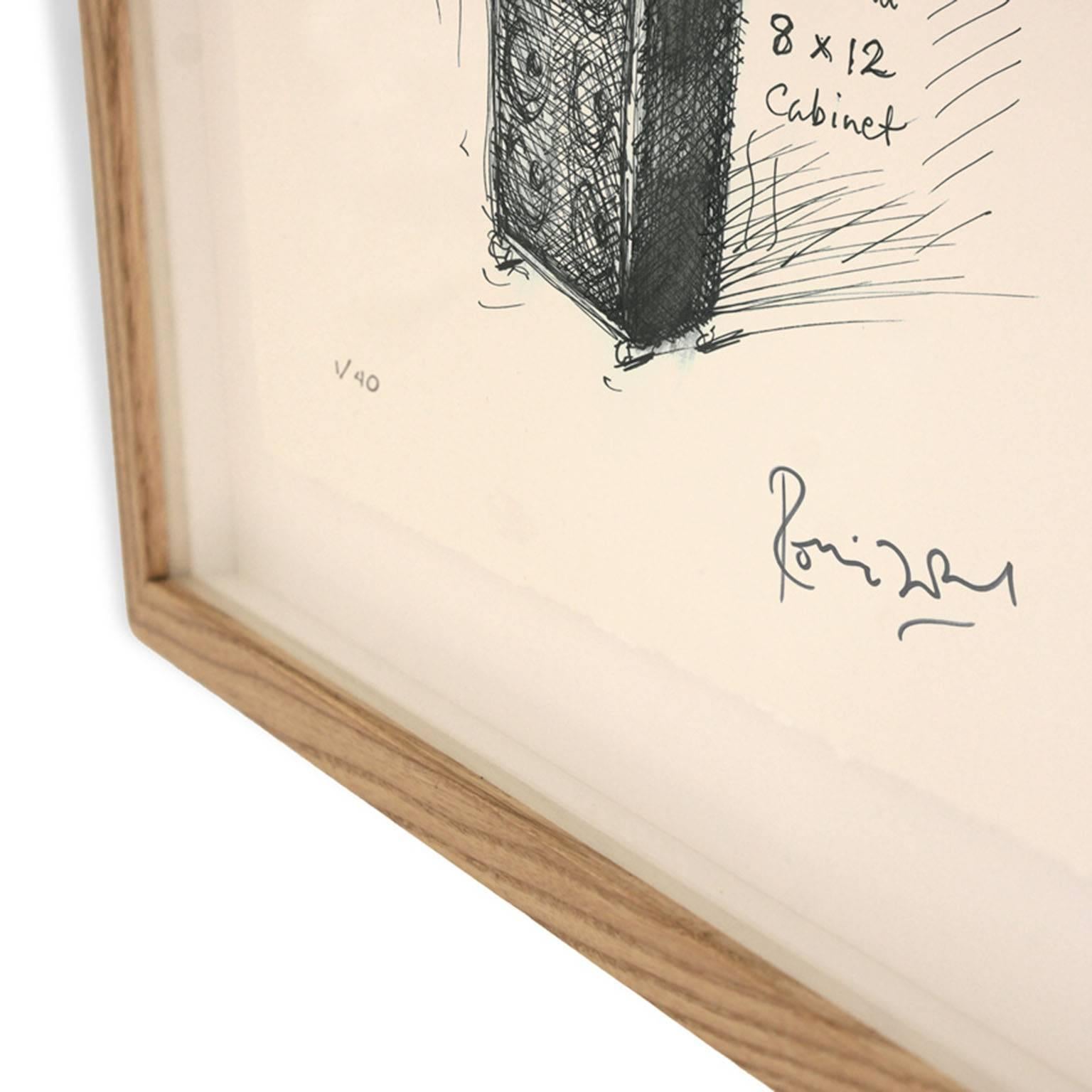 Ronnie Wood has created a series of new drawings inspired by the content of his recently discovered 1965 diary. Eight are available as individual signed artworks.

Ronnie Wood: 'I just closed my eyes, opened them, and drew what was photographically