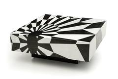 Modern Tectonic Silence Coffee Table in Marble Marquetry 2016