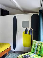 Very Rare Original Jack Lenor Larsen Fabric on Edward Wormley's Slipper Chairs