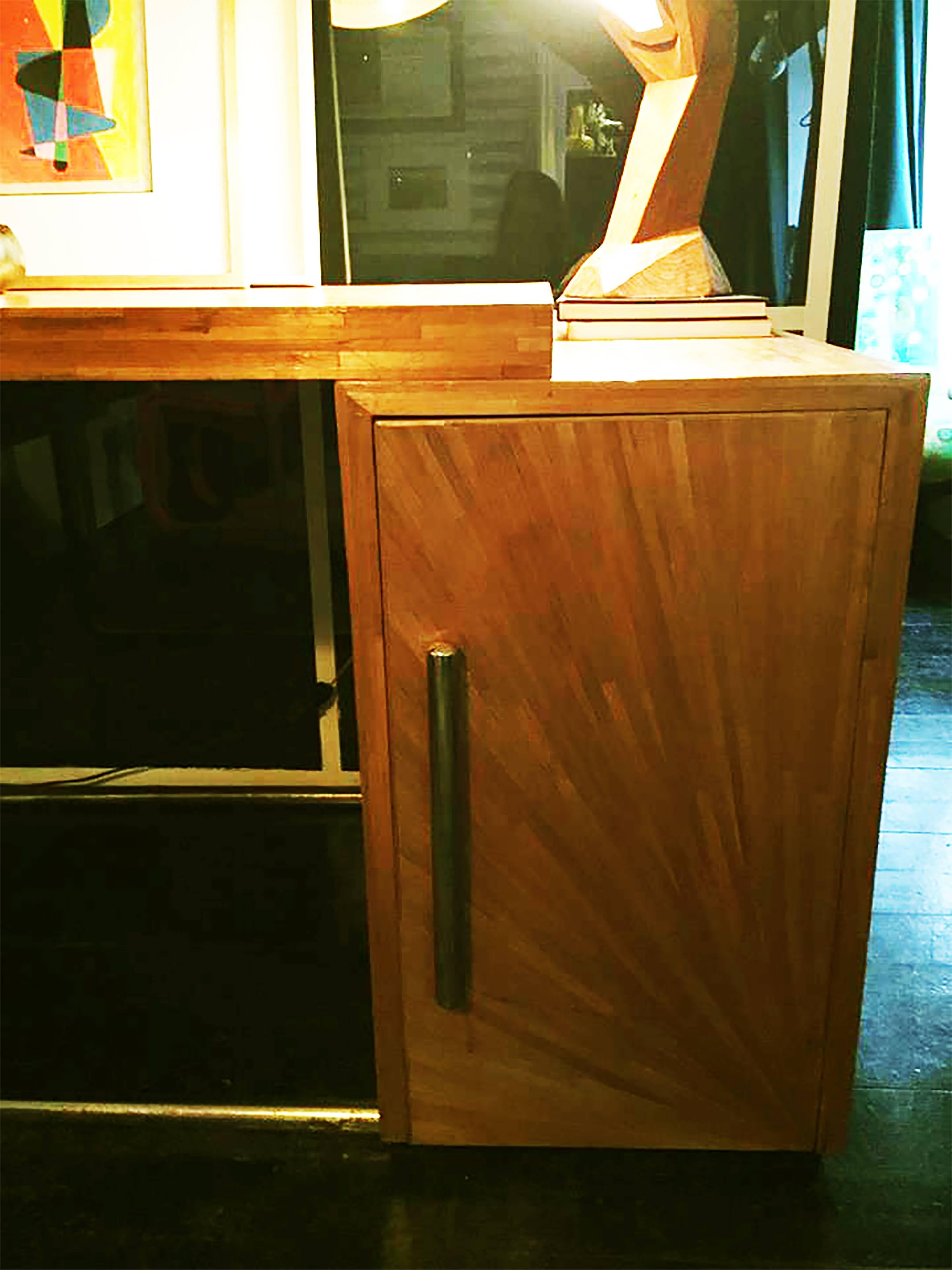 Early 20th Century Exceptional Straw Marquetry Lady Desk with Its Chair 1930 by Blanche Klotz For Sale