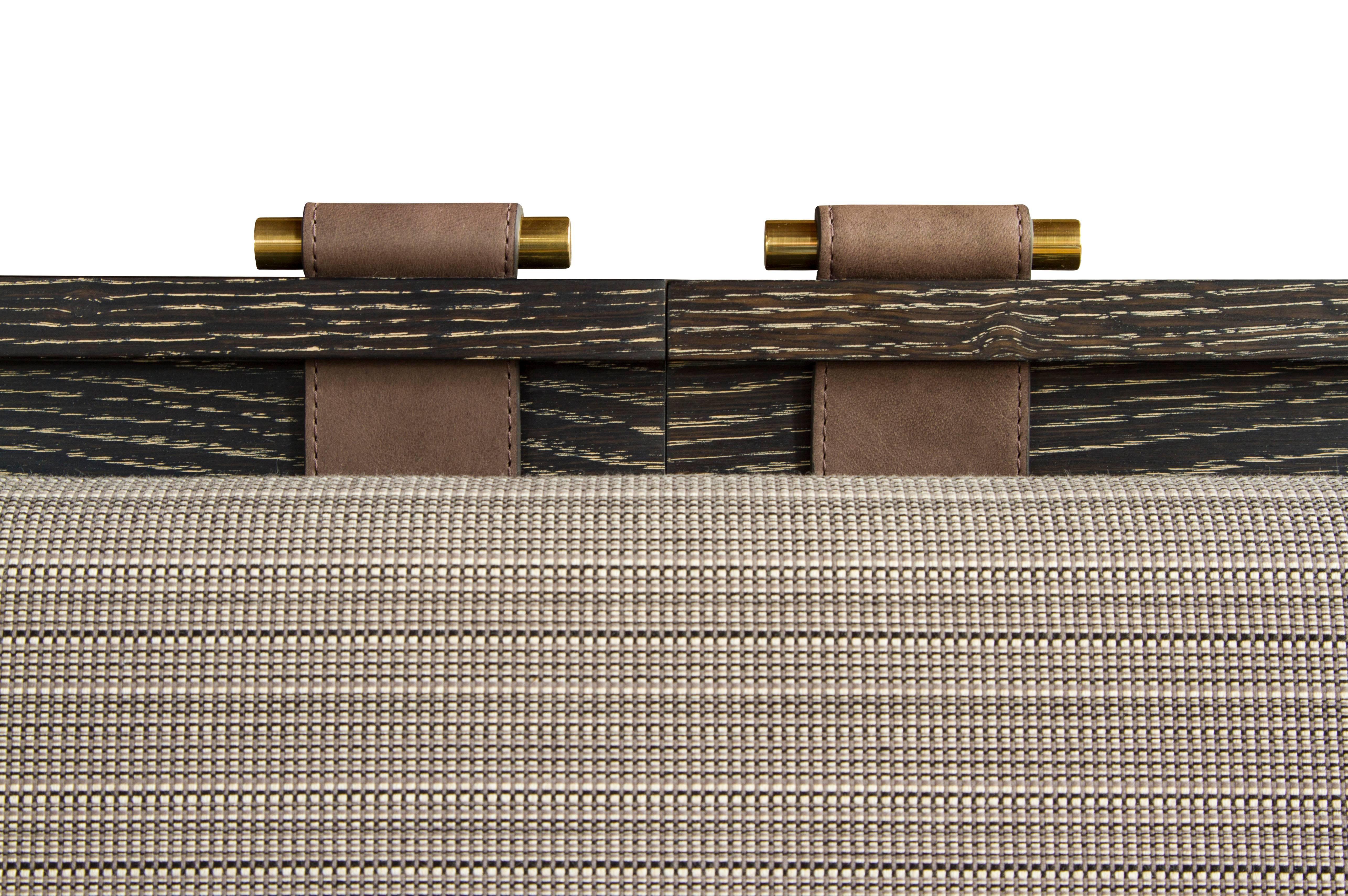 Modern Marlton Bed + Headboard + Side Tables- handcrafted by Richard Wrightman Design For Sale