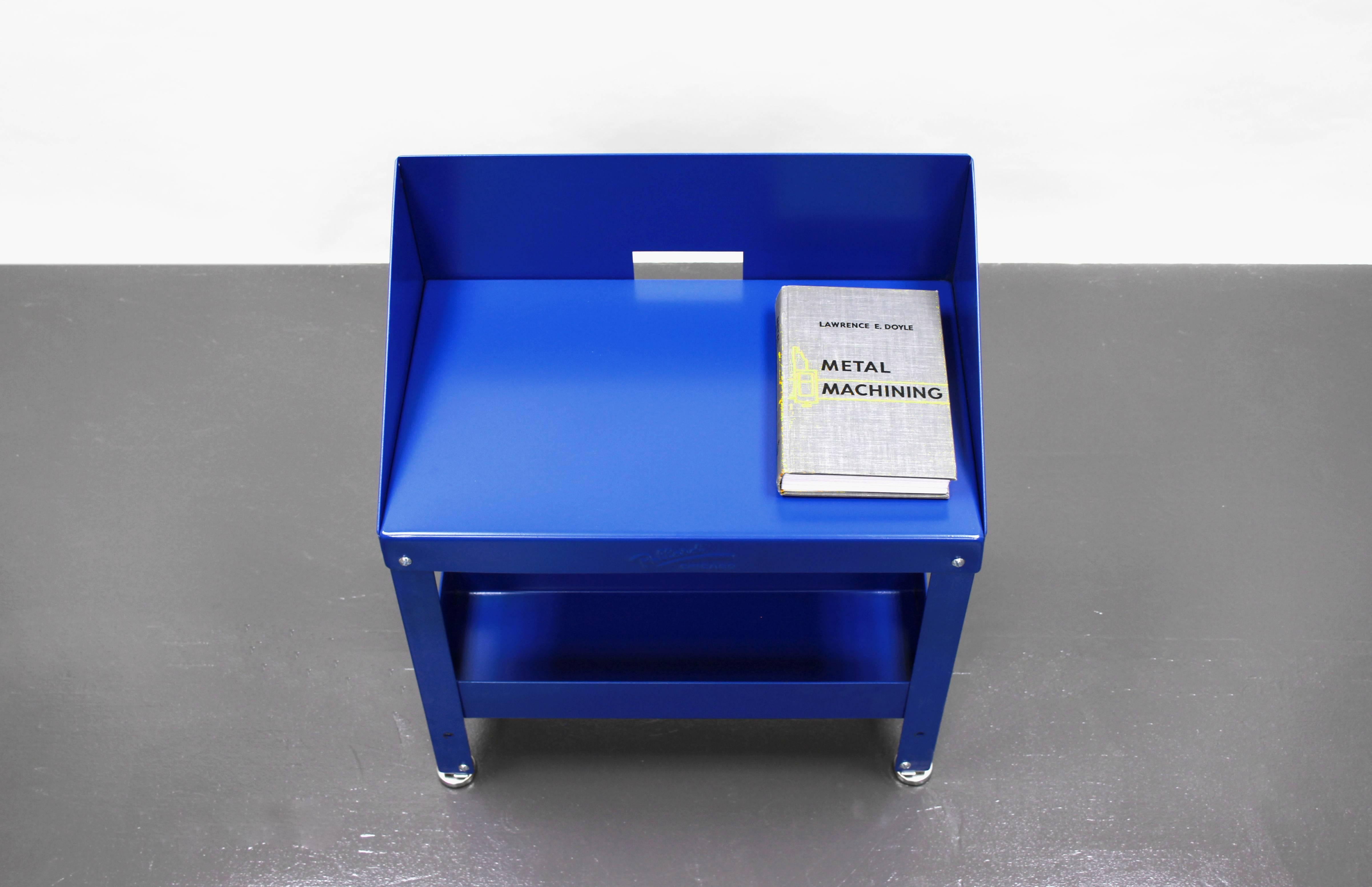 Contemporary 101 Side Table in 18 Gauge Steel and Enamel Paint Finish