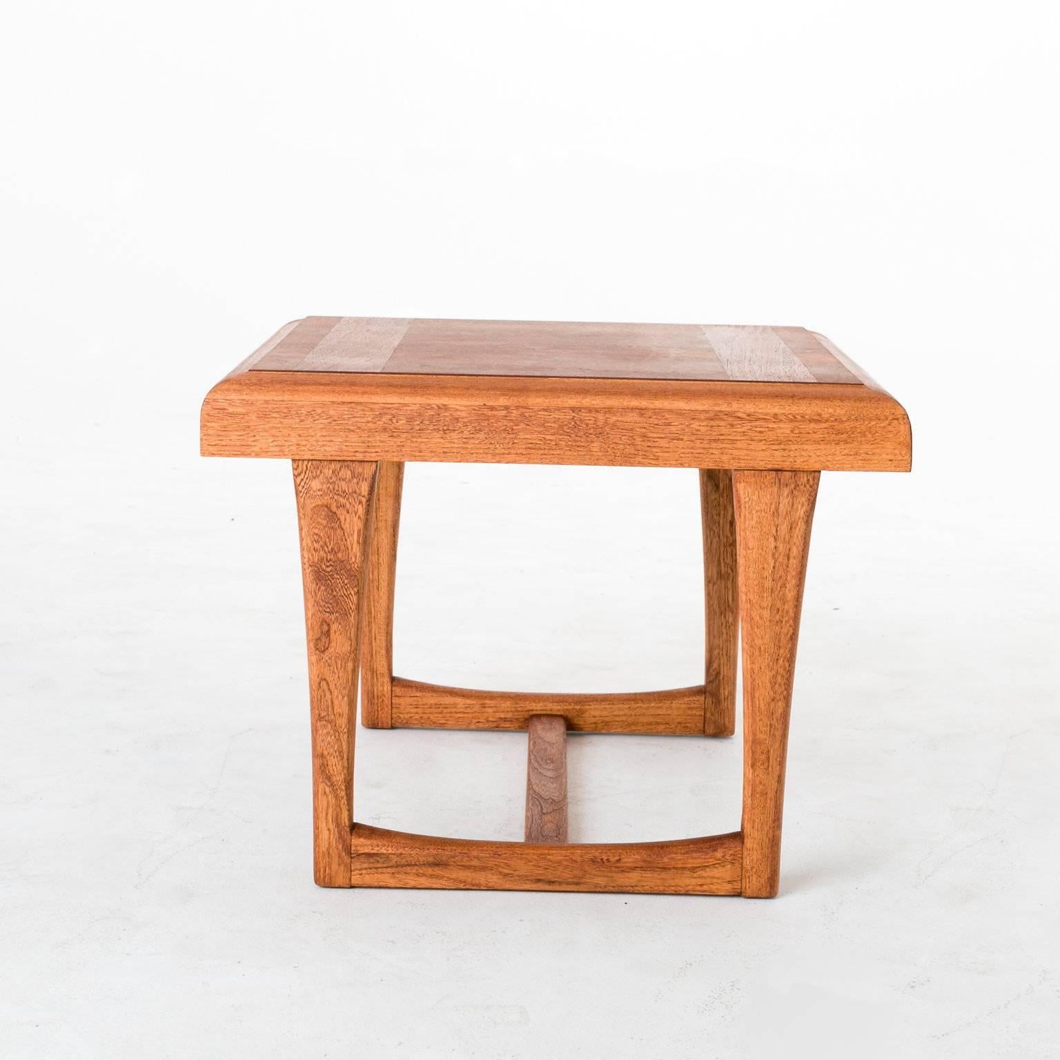 Mid-Century Modern Lane Walnut Side Tables For Sale 1