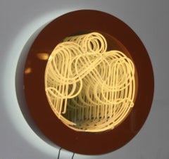 Camel Infinity Neon Mirror by Sam Baker