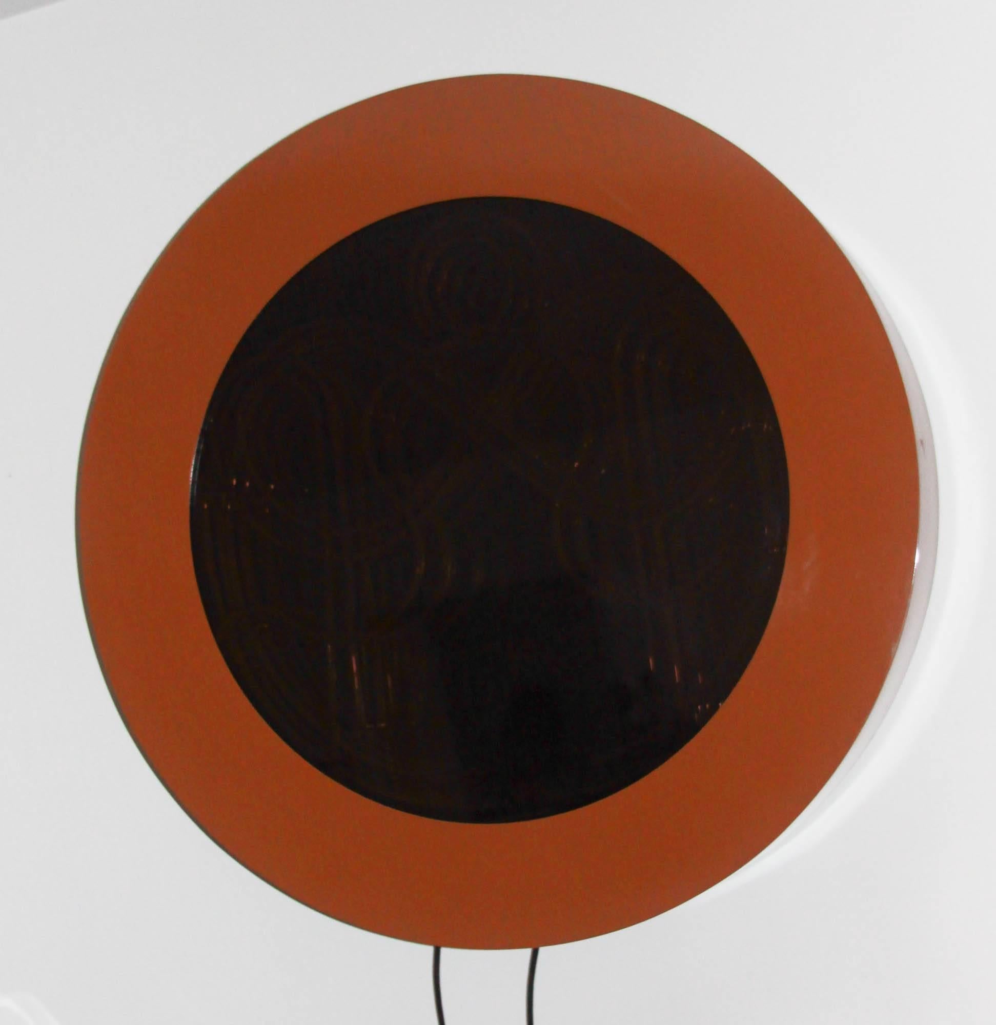 Camel Infinity Neon Mirror by Sam Baker In Good Condition For Sale In Los Angeles, CA