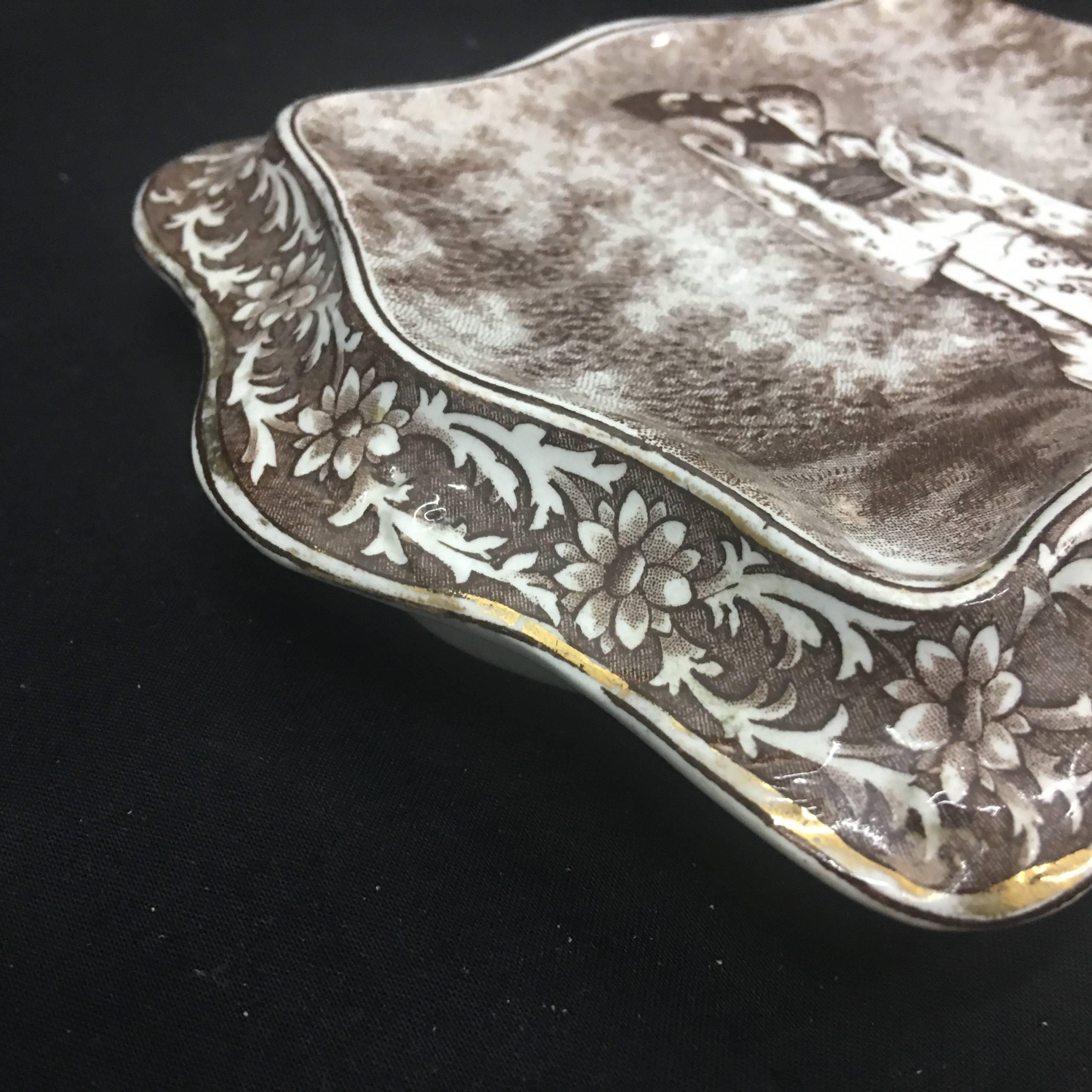 Victorian Ceramic Tea Pot, circa 1870 1
