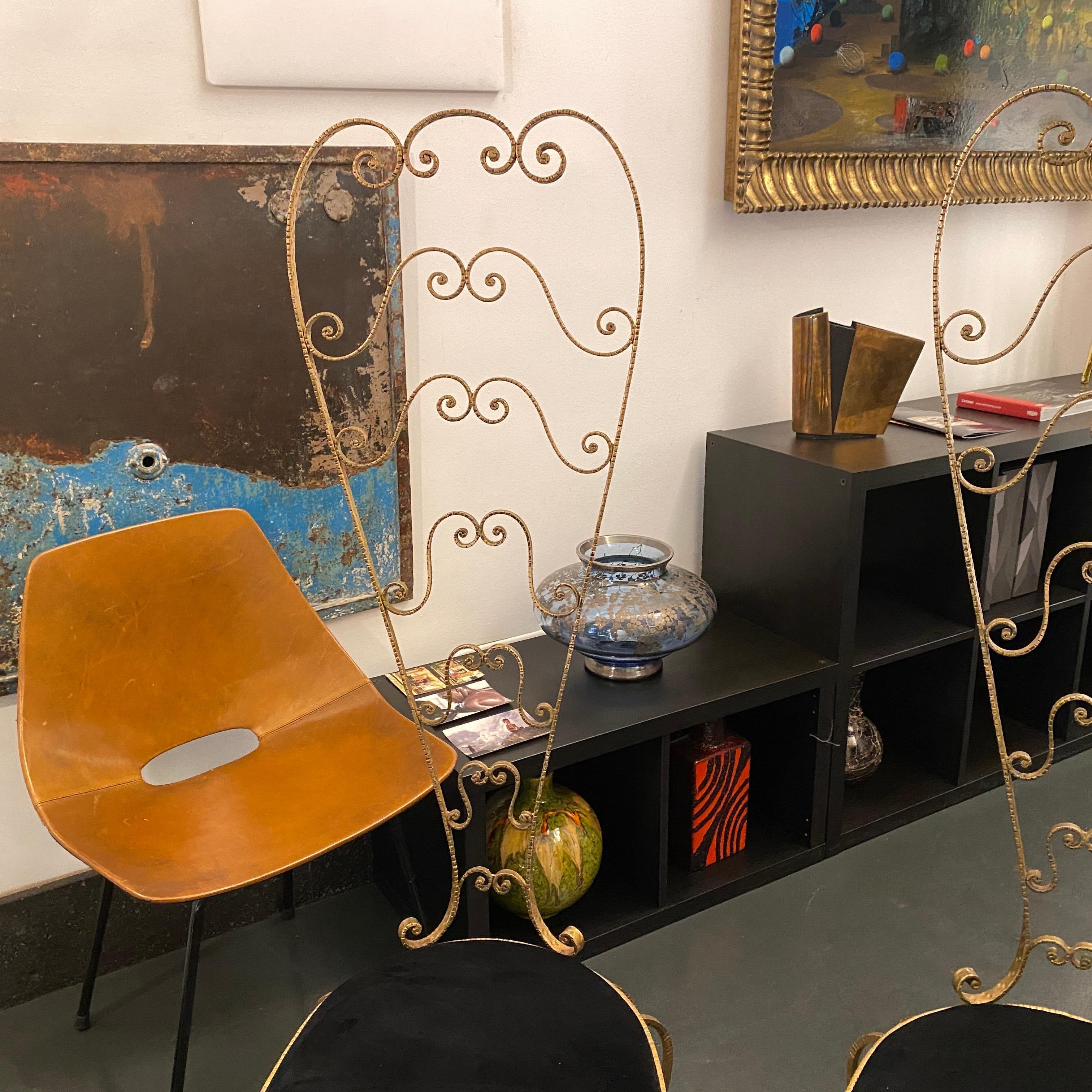 Pair of Pier Luigi Colli Mid-Century Modern Vanity Chairs, circa 1950 8