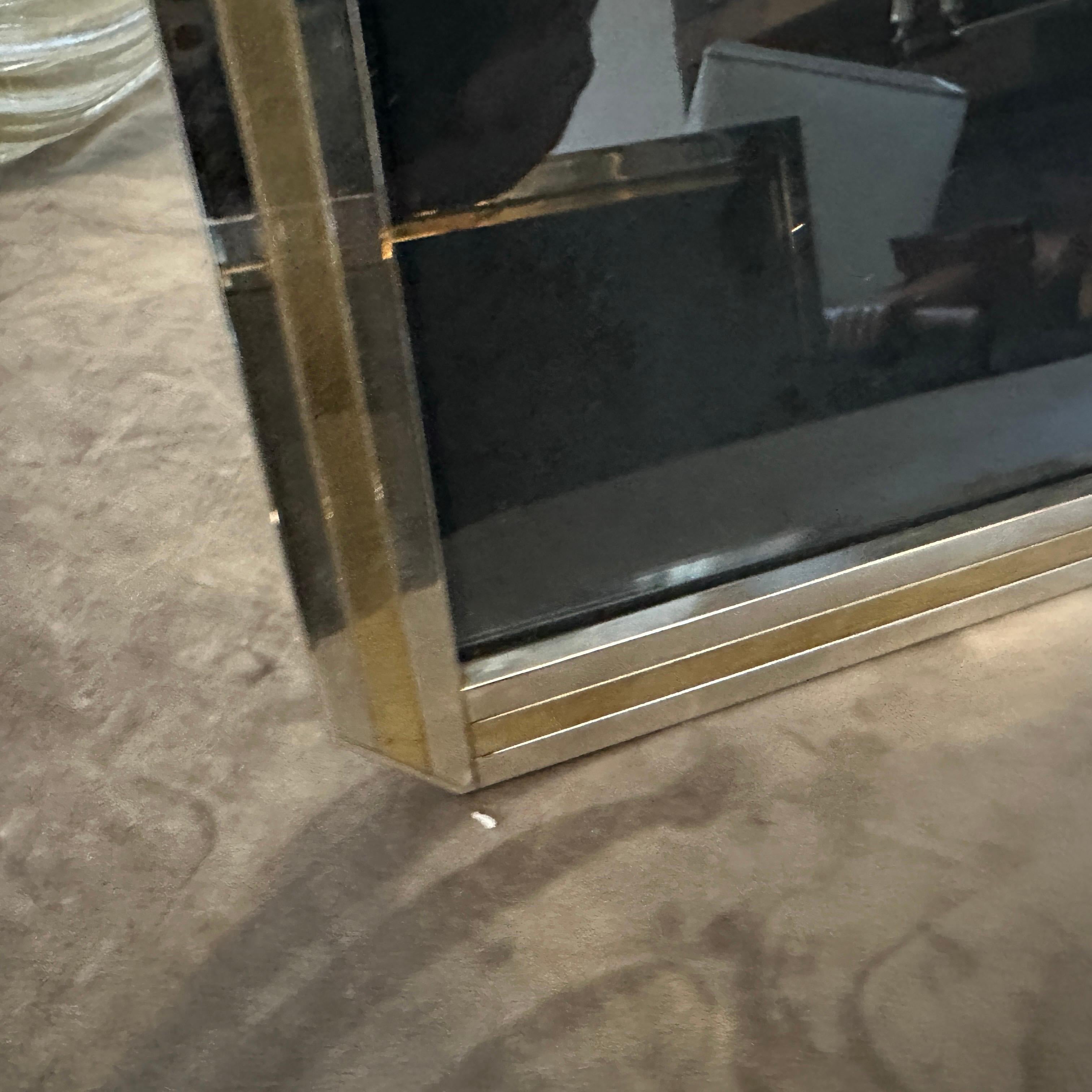 Two 1970s Willy Rizzo Style Mid-century Modern Silver Plated Picture Frames For Sale 2