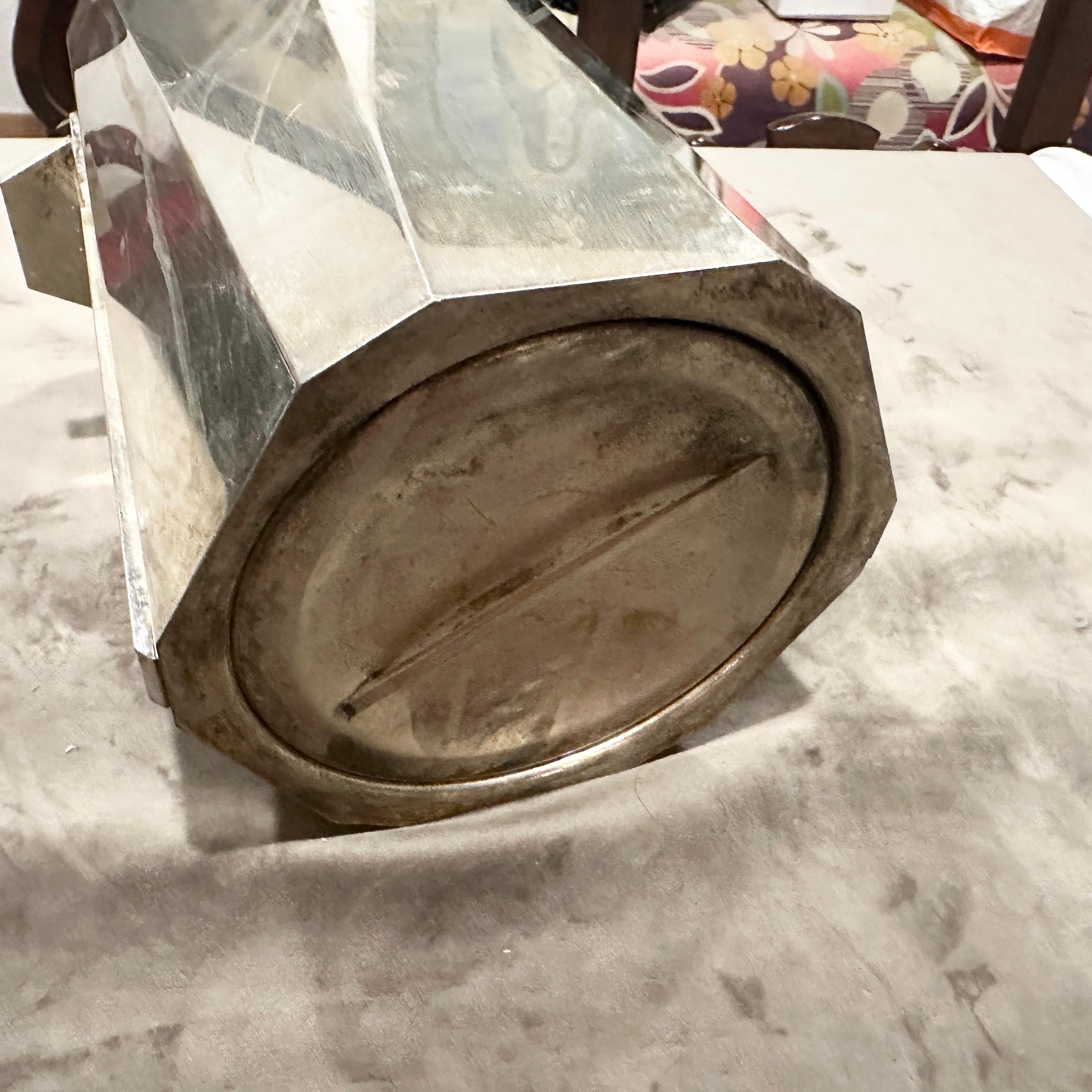 Eine hohe Qualität 1940er Jahre Art Deco versilbert italienischen Weinkühler (Italienisch) im Angebot