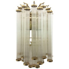 Mid-Century Modern Italian Brass Wall Sconce, circa 1960