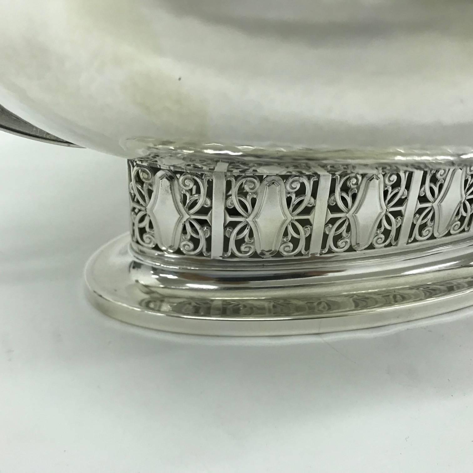 Arts and Crafts W.M.F. Bowl in Silver Plate, Secessionist Style