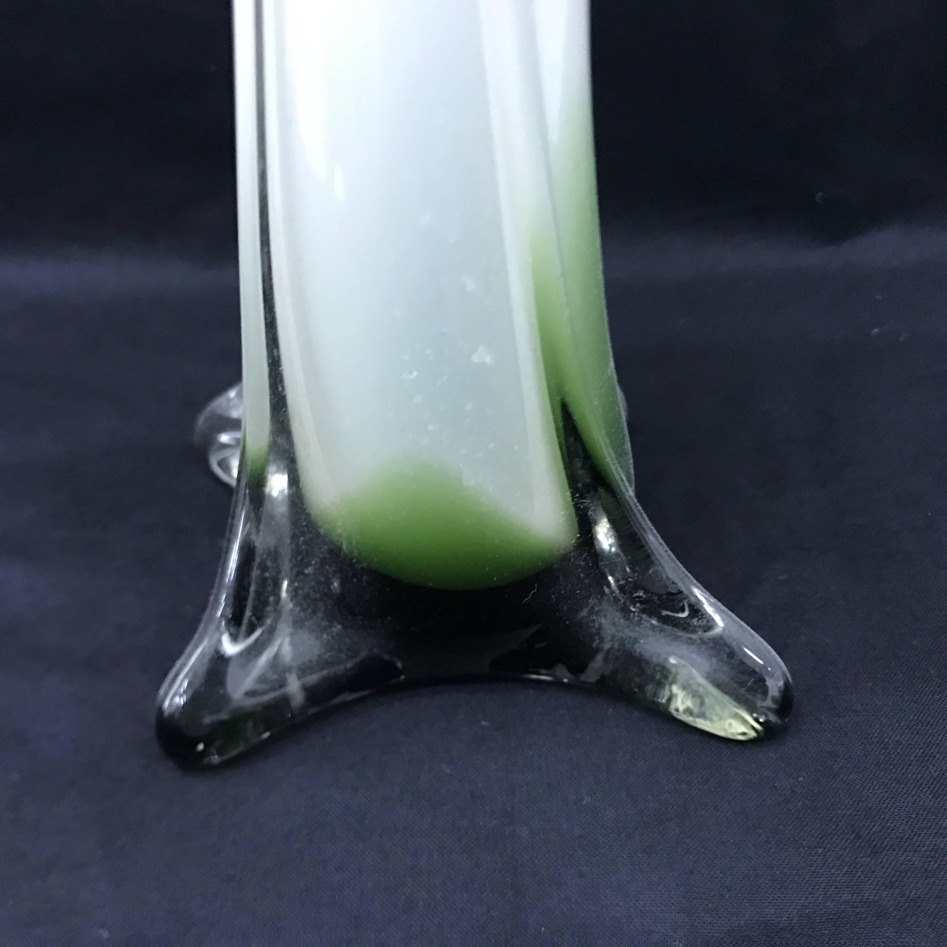Hand-Crafted Vintage Murano Glass Vase, circa 1970