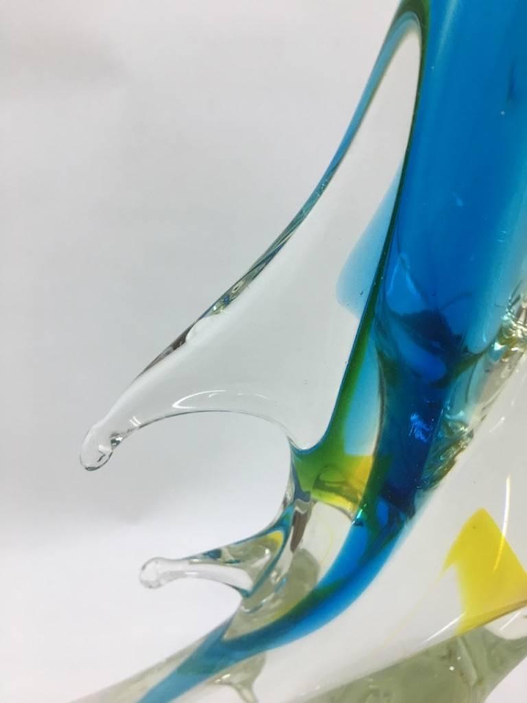 Modernist Murano Glass Sculture of a Shark, Italy circa 1970 In Excellent Condition In Aci Castello, IT