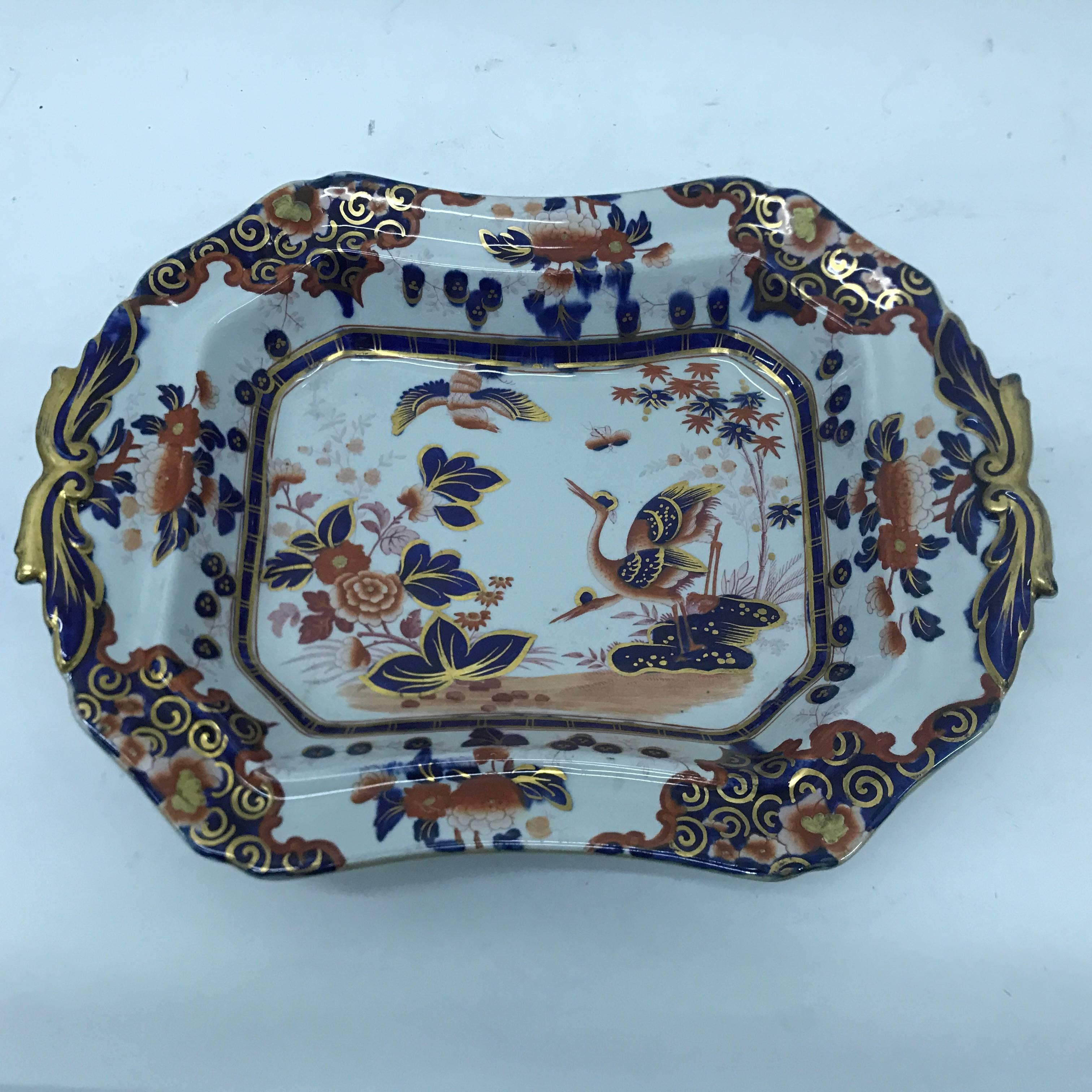 English Victorian Imari Ceramic Soup Tureen, 1877-1886 2