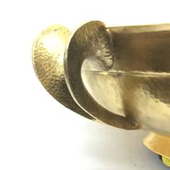 Sterling Silver Gold Washed Centerpiece Made by Pampaloni in Florence in 1990s