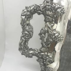 Amazing English Sheffield Plate Tray, 1851