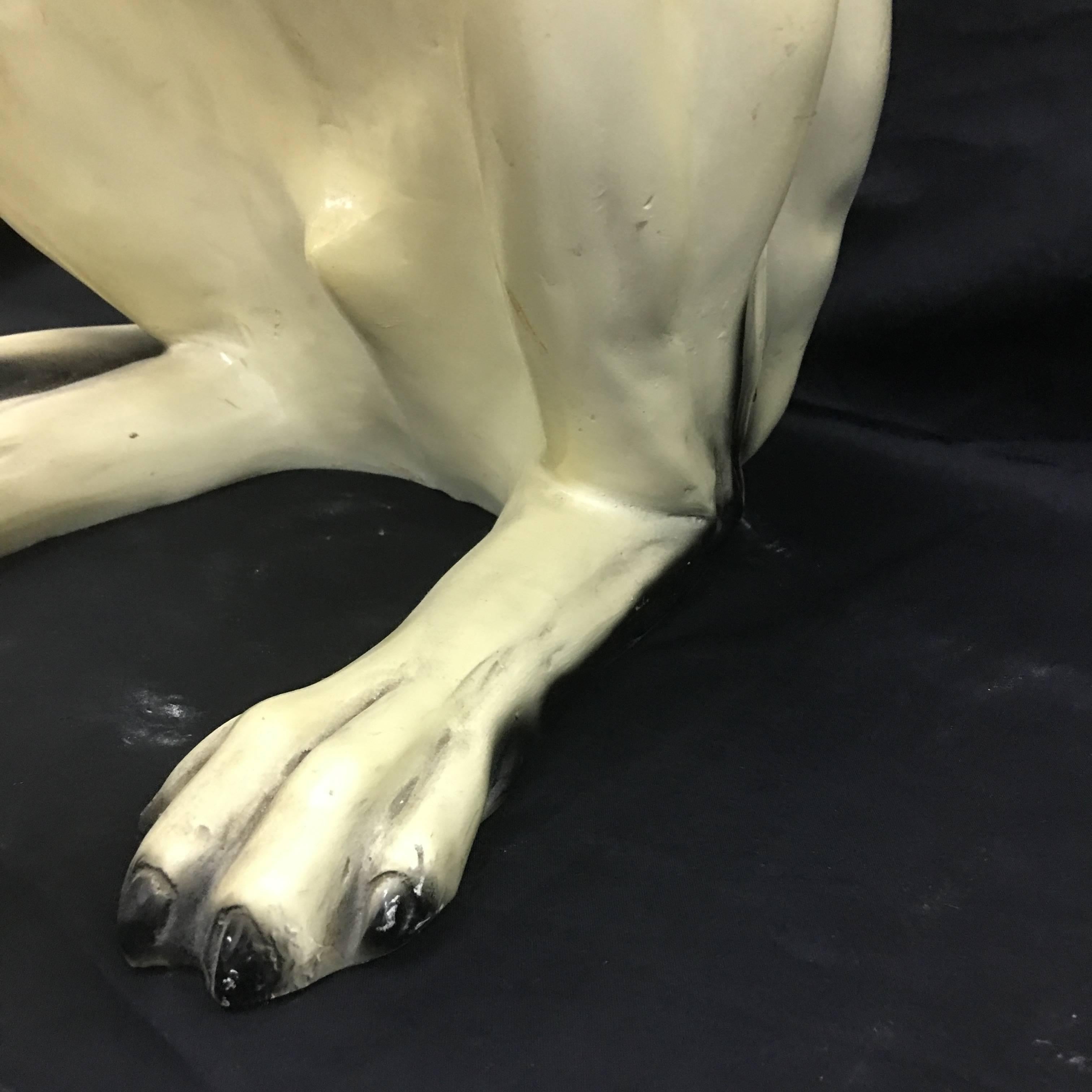 Italian Art Deco Ceramic Dog, circa 1930 4