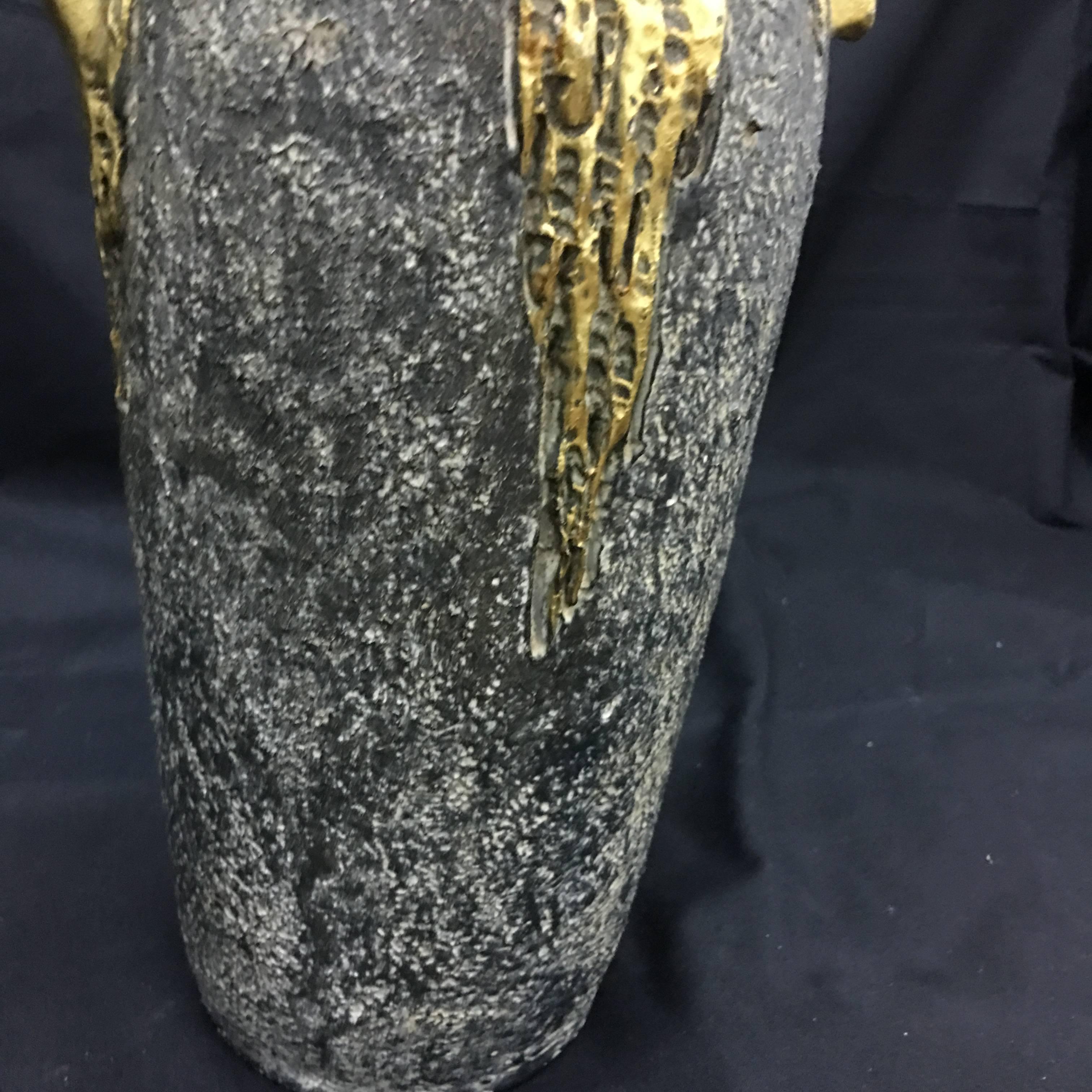 German Jugendstil Ceramic Vase, circa 1900 In Excellent Condition In Aci Castello, IT