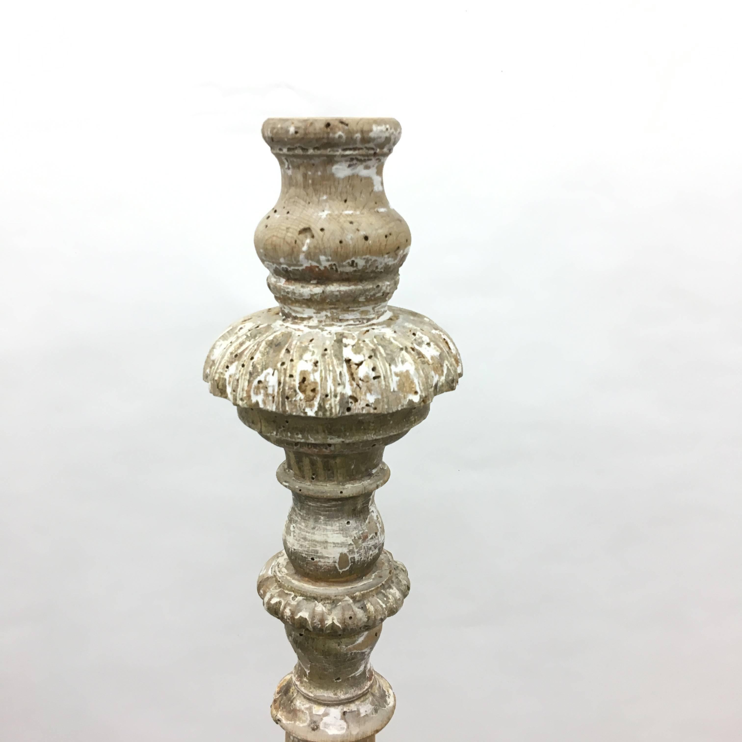 This is a big four-light candelabra made in Sicily in circa 1850, not restored it's in original conditions.