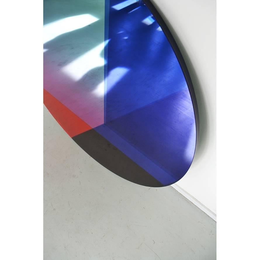 Sabine Marcelis & Brit Van Nerven, Seeing Glass Big Round Mirror For Sale 1