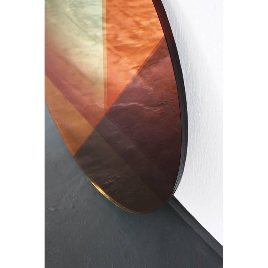 Sabine Marcelis & Brit Van Nerven, Seeing Glass Big Round Mirror For Sale 2