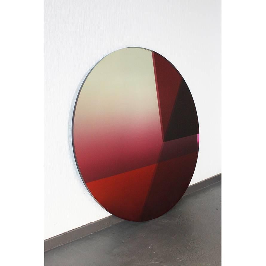 Sabine Marcelis & Brit Van Nerven, Seeing Glass Big Round Mirror For Sale 5