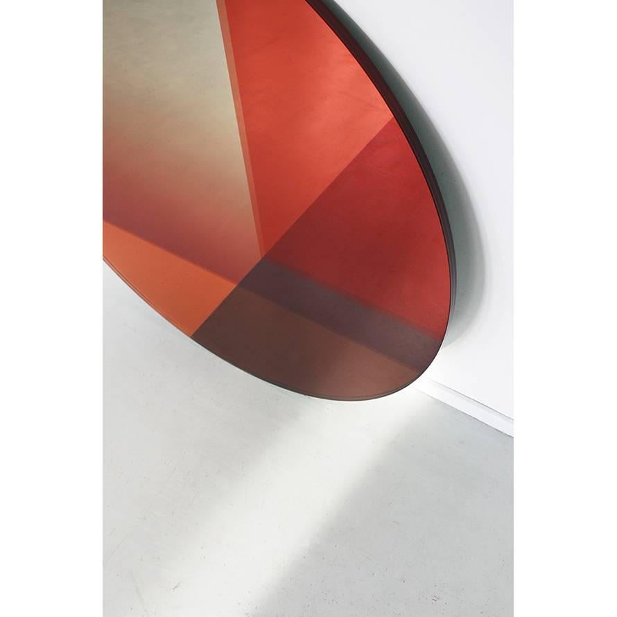 Sabine Marcelis & Brit Van Nerven, Seeing Glass Big Round Mirror For Sale 3