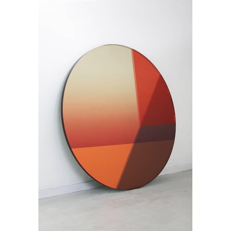 Sabine Marcelis & Brit Van Nerven, Seeing Glass Big Round Mirror For Sale 4