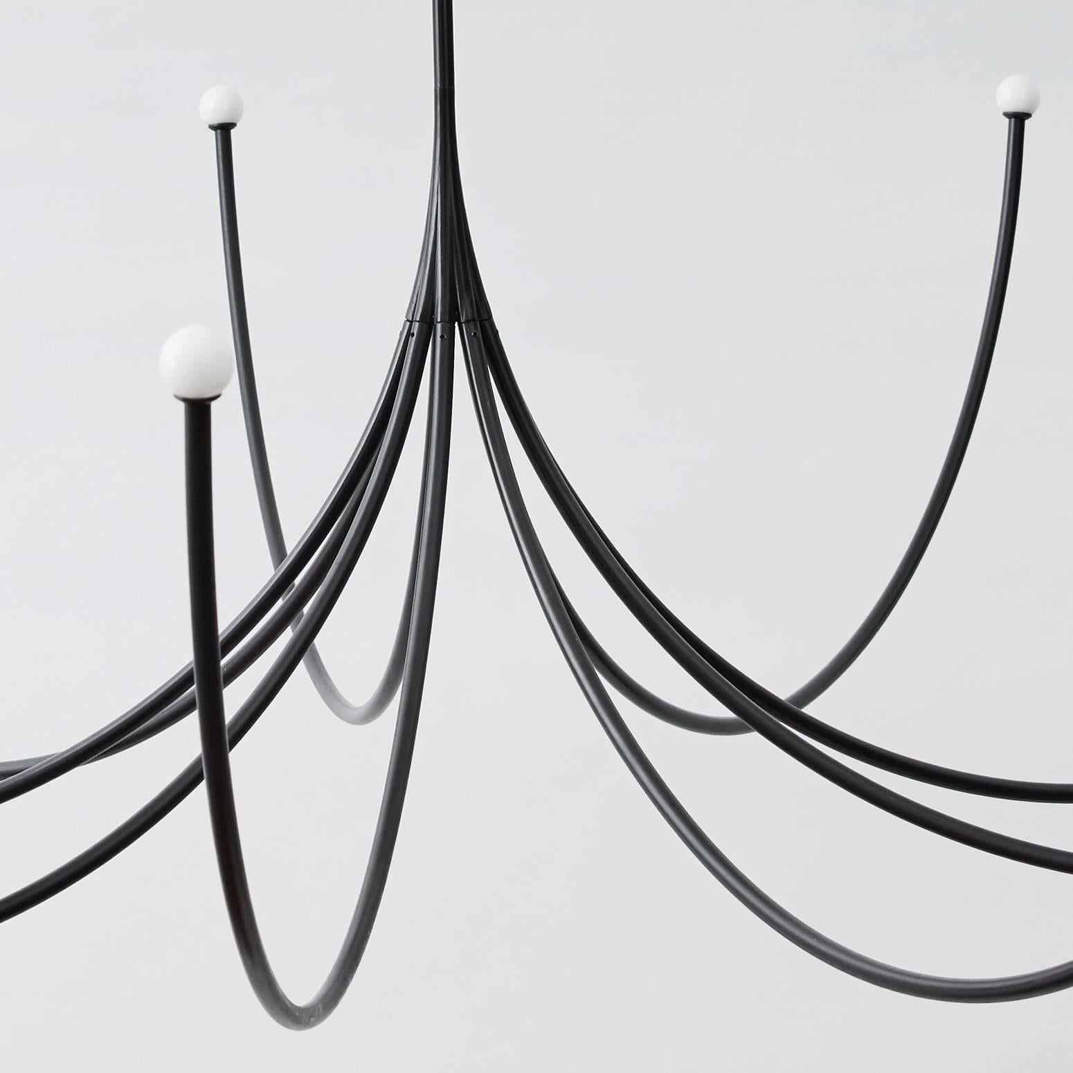 Arca Modular Chandelier by Philppe Malouin (Geschwärzt) im Angebot