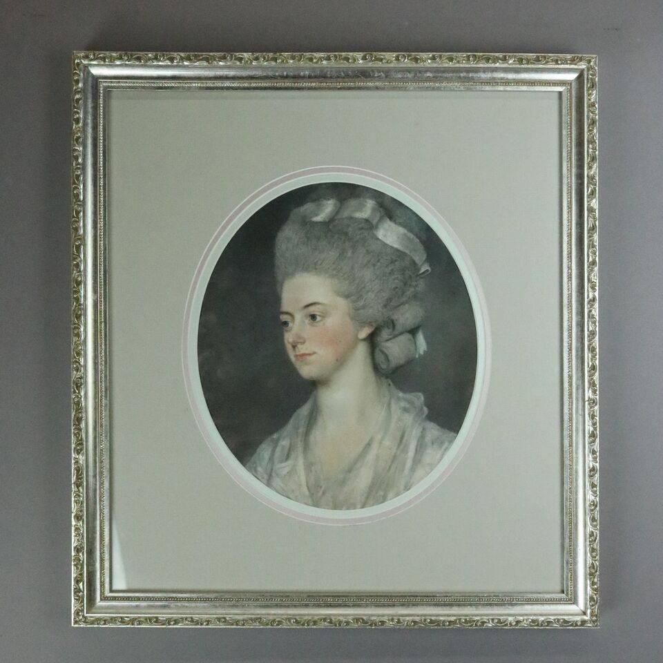 Antique Set of English Pastel Portraits of Rev. & Hon. John & Mrs. Craven, 1780 In Good Condition In Big Flats, NY