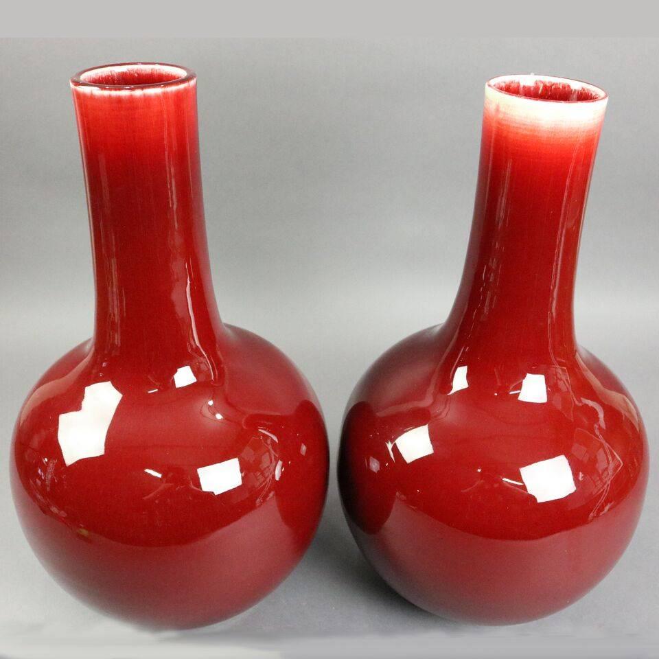 chinese flambe vase