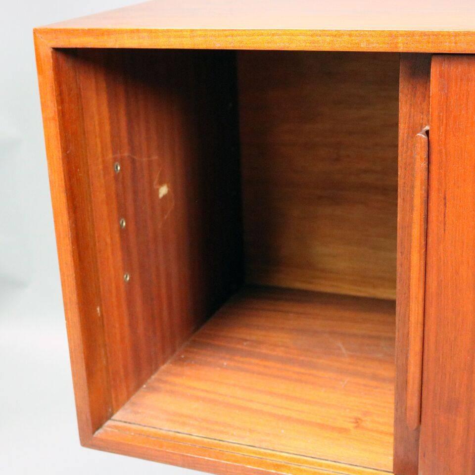 American Mid-Century Modern Danish Teak Credenza Cabinet, circa 1960