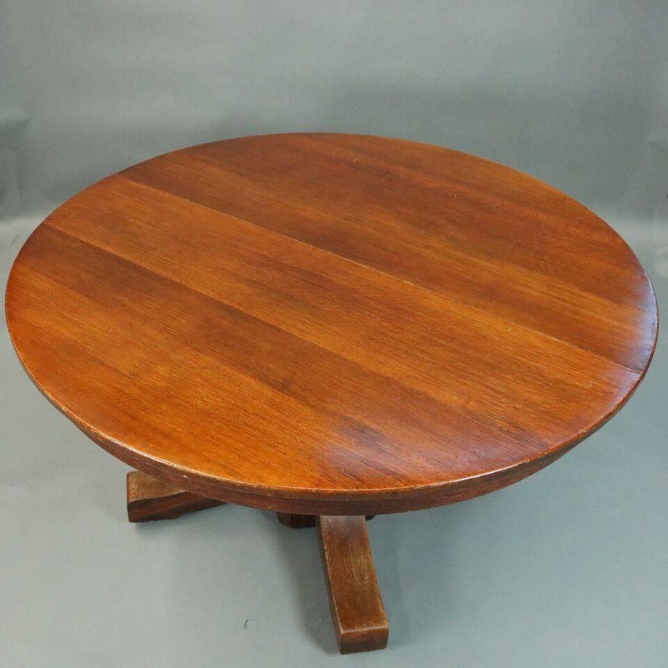 antique stickley dining table