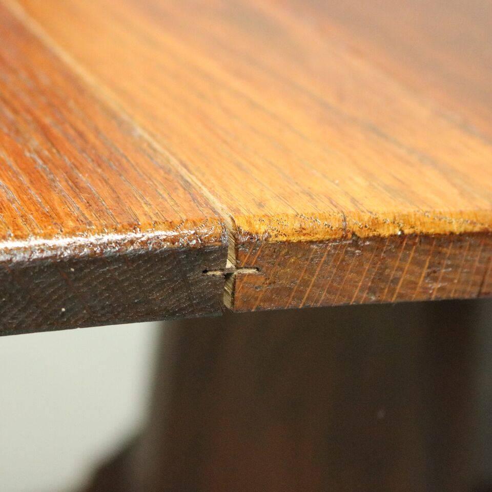 stickley pedestal table