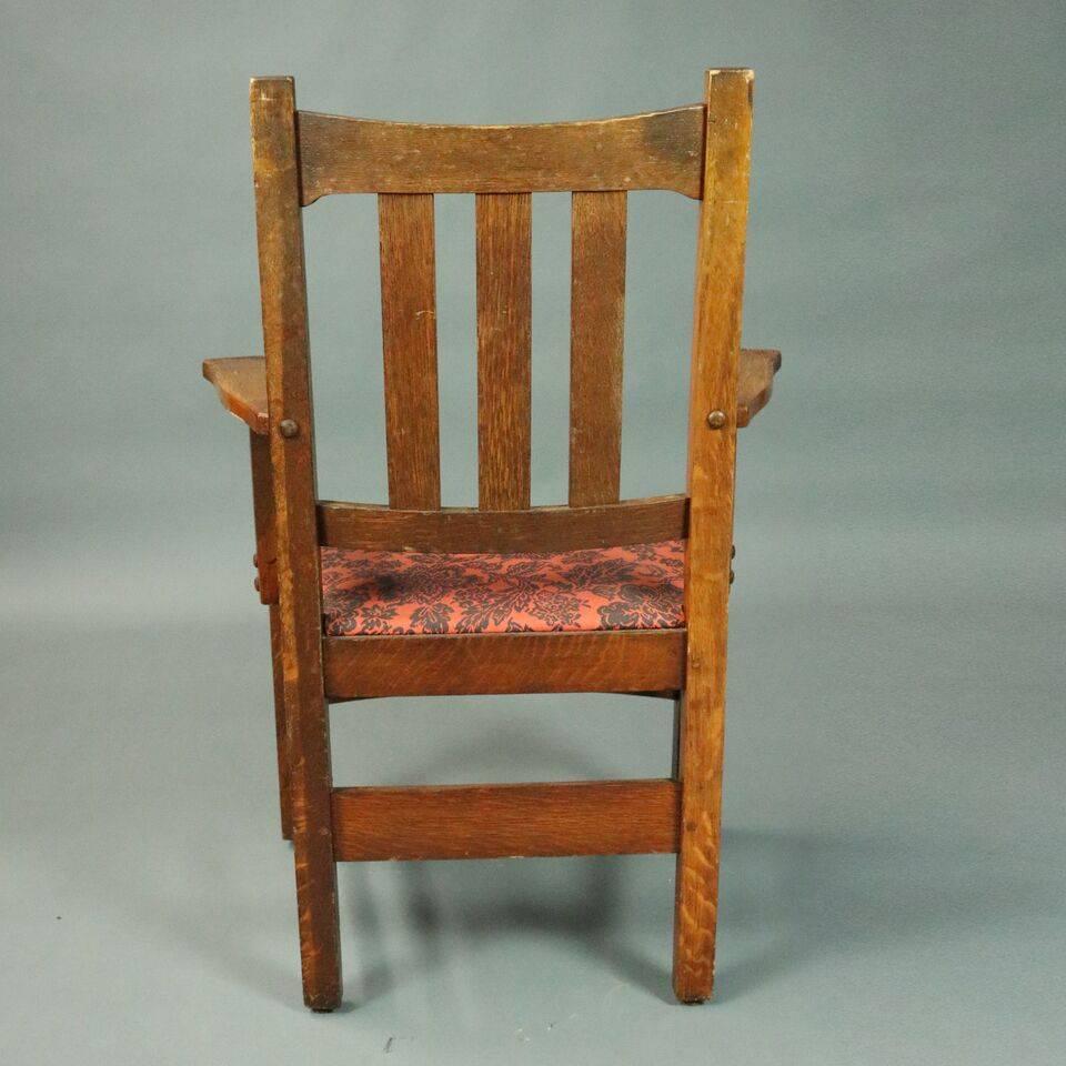 antique mission oak chairs