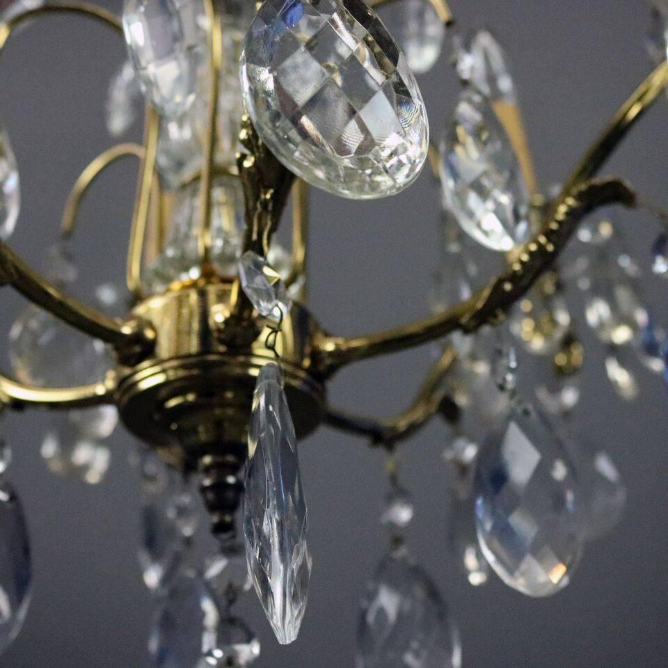 vintage french crystal chandelier