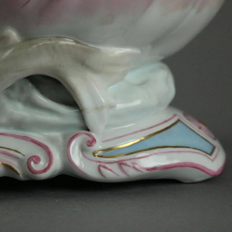 Antique German Meissen School Sea Nymph Figural Group, circa 1880 2