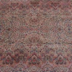 Vintage Karastan Kirman All-Over Floral Rug, circa 1950