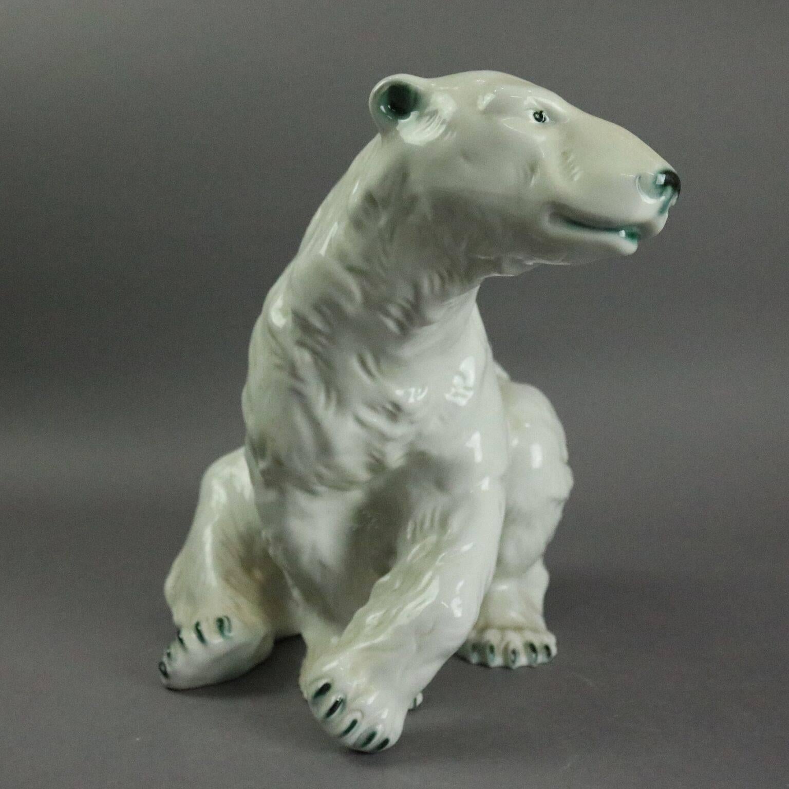 porcelain polar bear