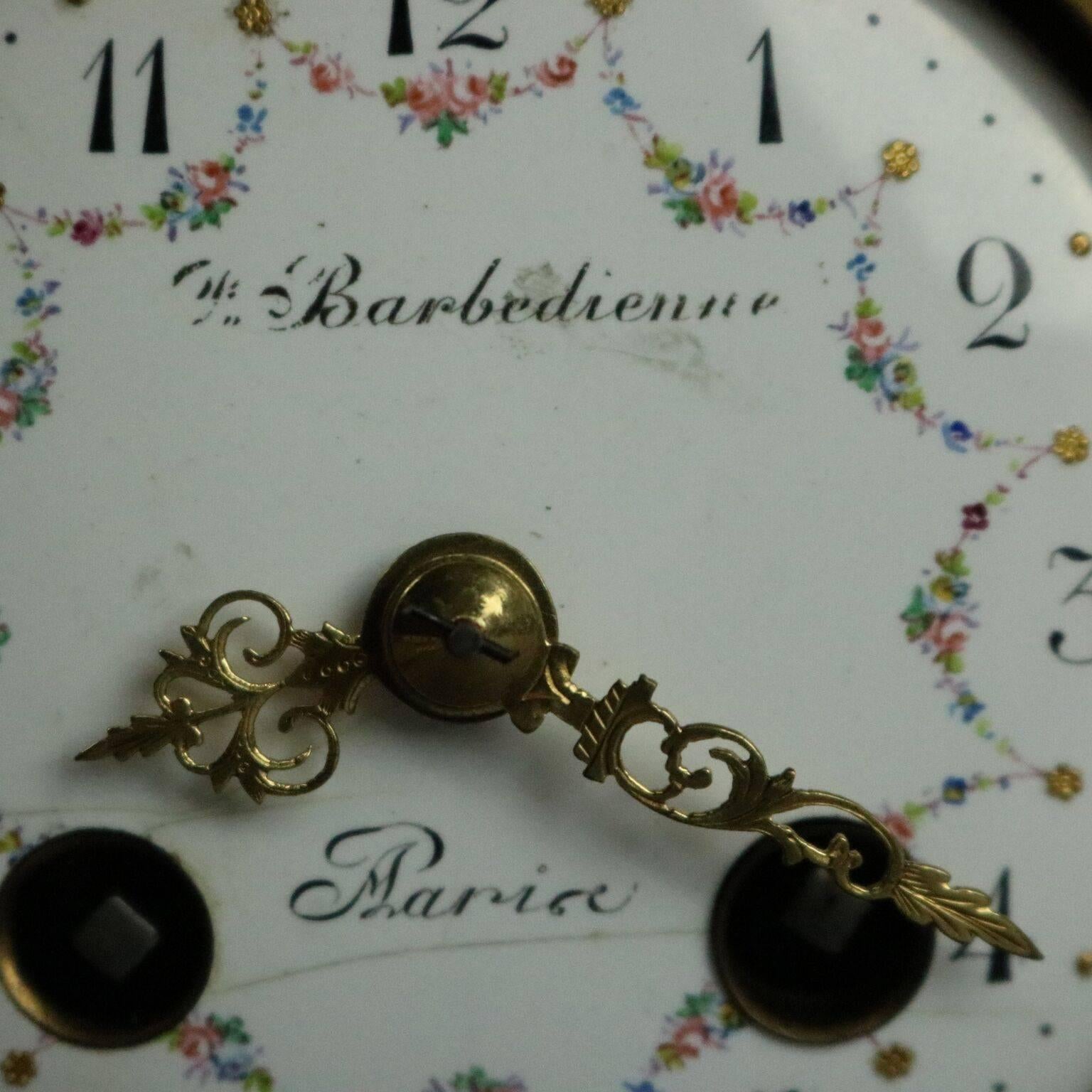 Antique Barbedienne French Gilt Bronze Mantle Clock, circa 1870 3