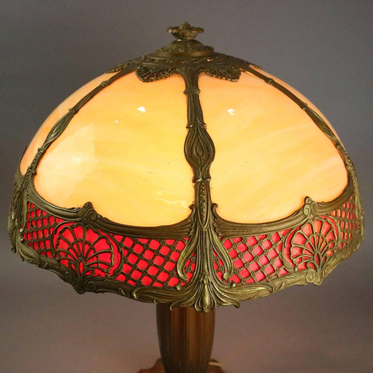 royal art glass company lamp value
