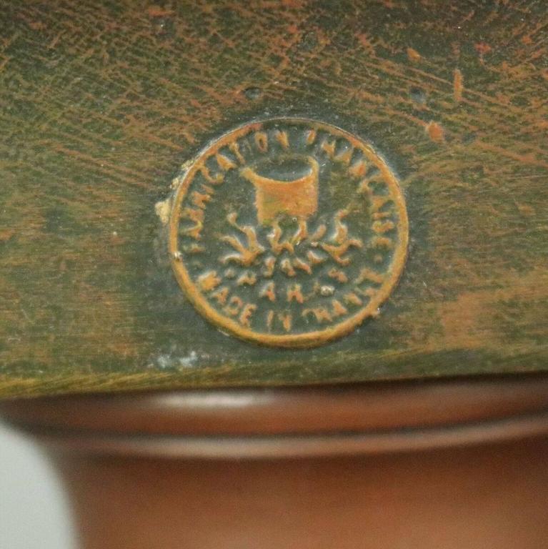 Bronzed White Metal Bust General Washington, Foundry Mark, circa